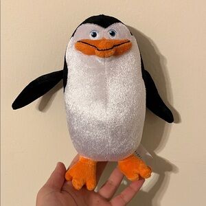 Madagascar 2014 - Plush Penguin Toy - Black, White, and Orange